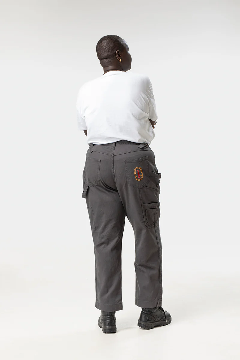 2 Way Work Pants - Grey - Image 5