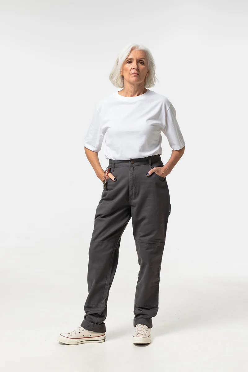 2 Way Work Pants - Grey - Image 6