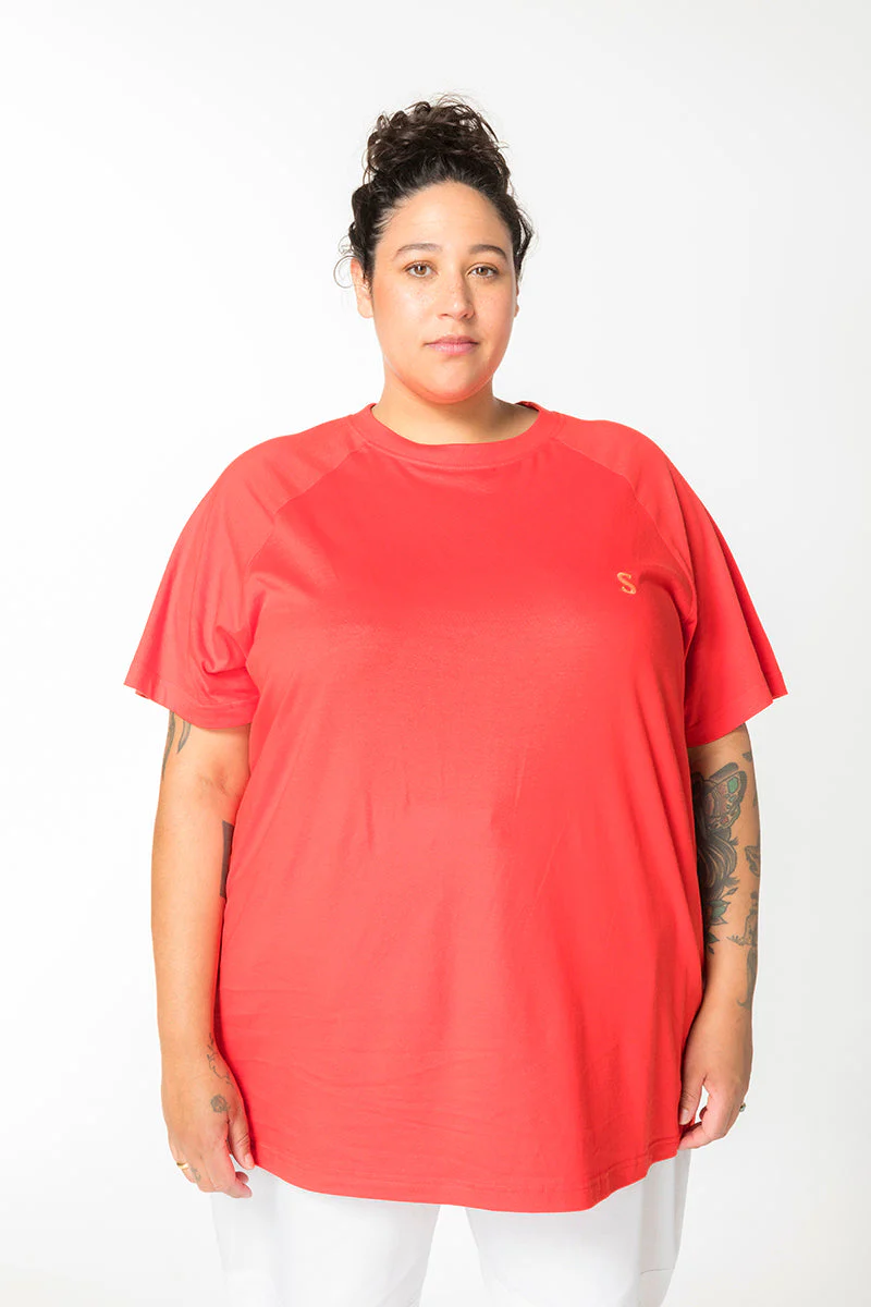 All Workers Tee - Flame - Image 3
