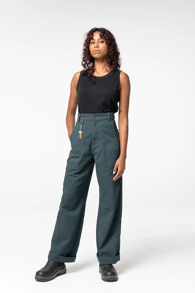 Construction Pants - Green - Image 3