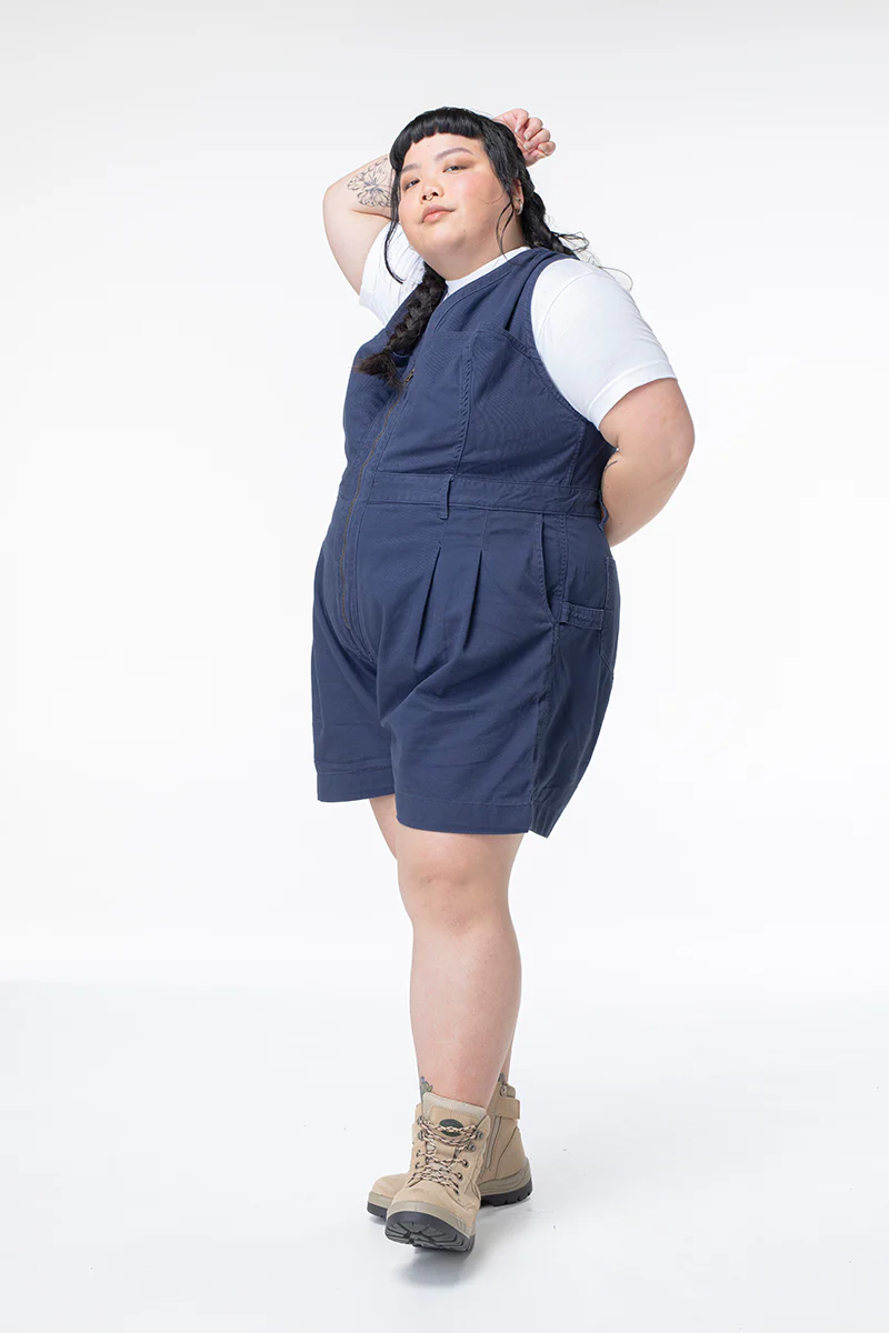Cropped Yard Suit - Short - Blue - Image 7