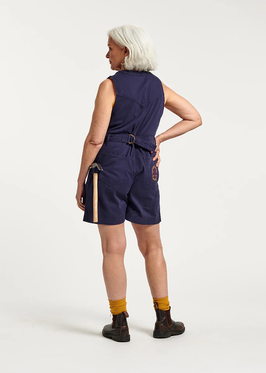 Cropped Yard Suit - Short - Blue - Image 3