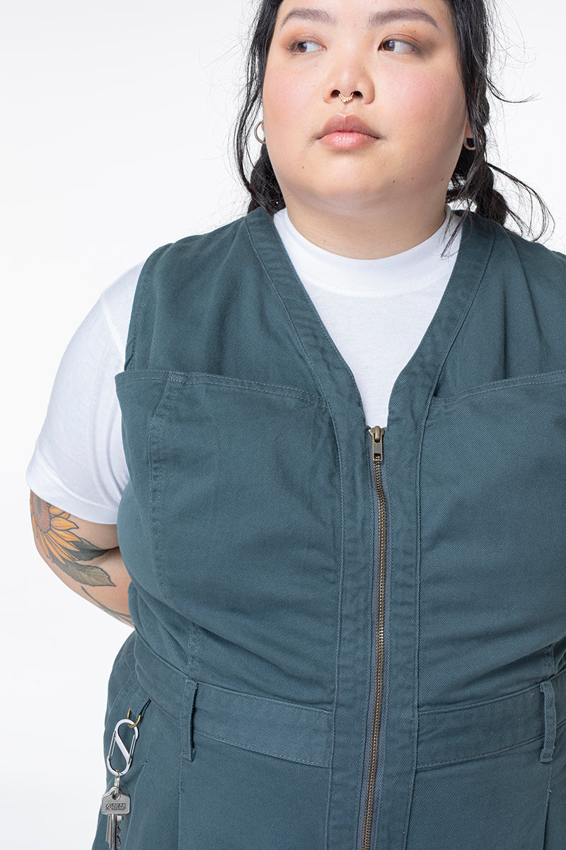 Cropped Yard Suit - Short - Green - Image 5