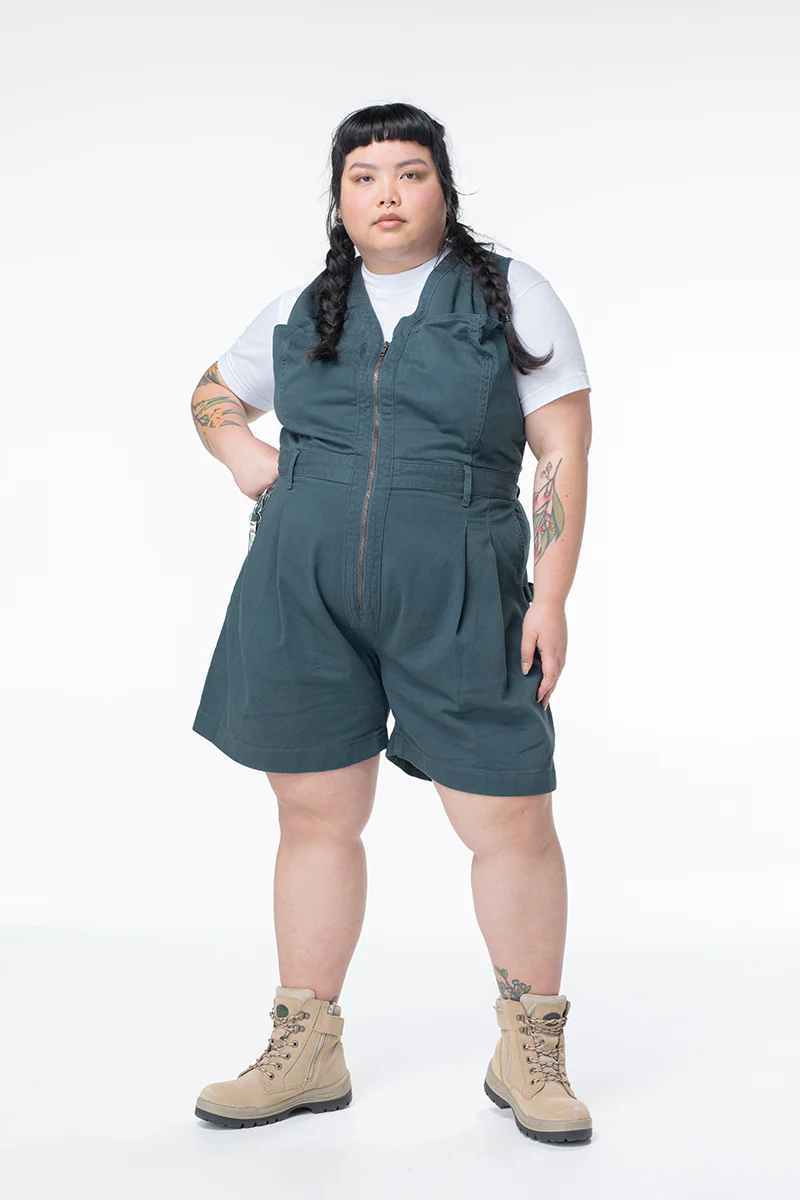 Cropped Yard Suit - Short - Green - Image 6