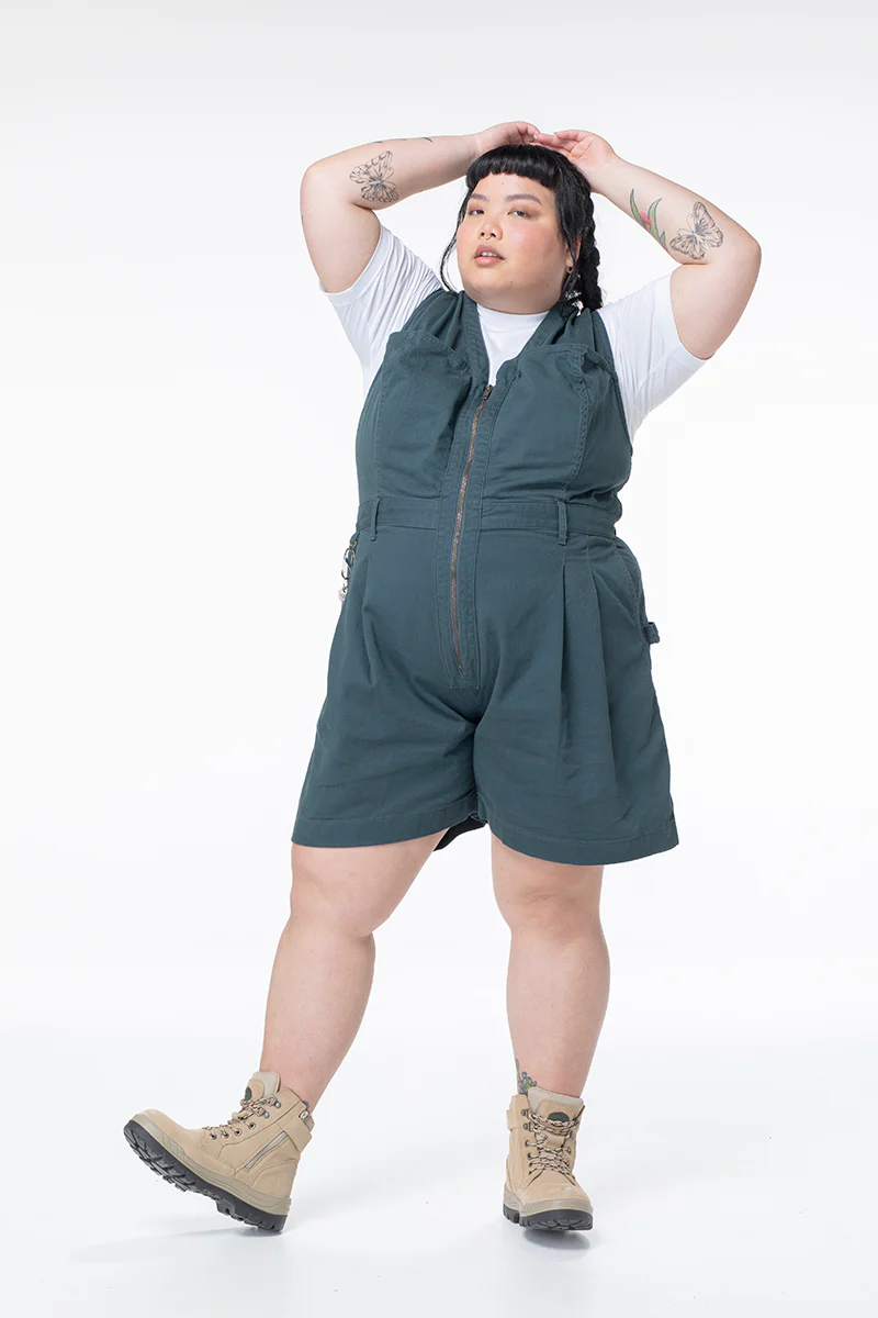 Cropped Yard Suit - Short - Green - Image 7