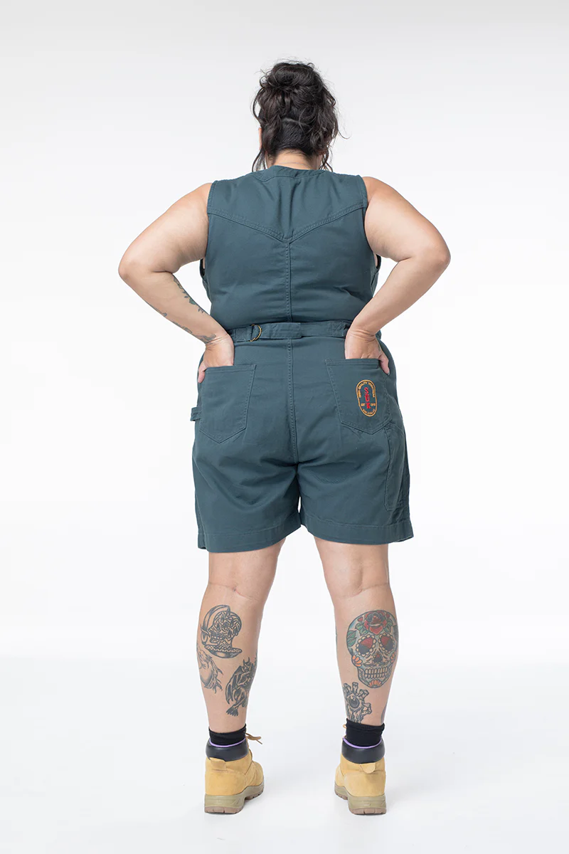 Cropped Yard Suit - Short - Green - Image 4