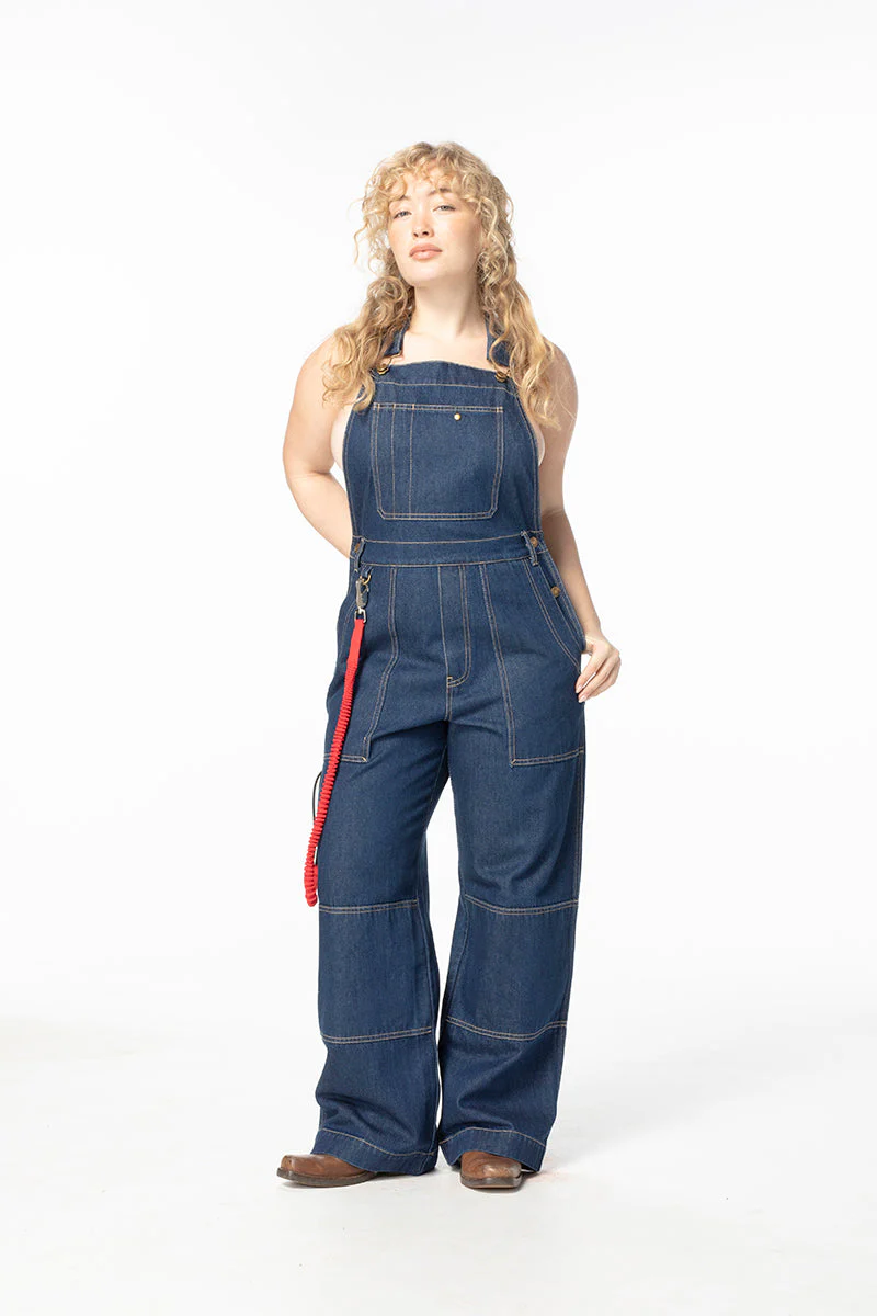 Denim Brumby Suit - Mid Blue - Image 3