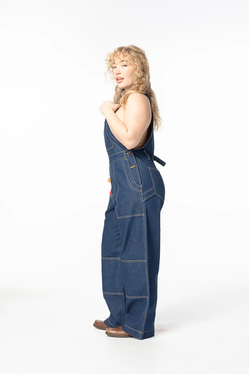 Denim Brumby Suit - Mid Blue - Image 4