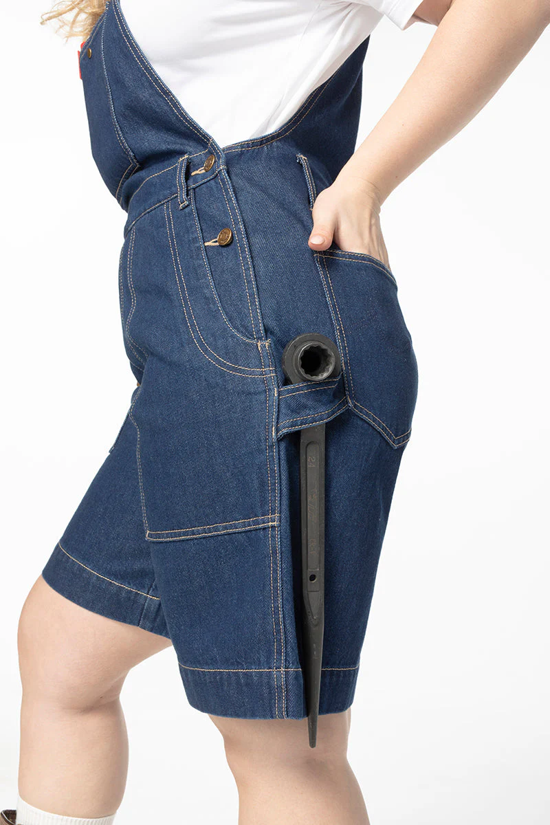 Denim Cropped Brumby Suit - Image 11