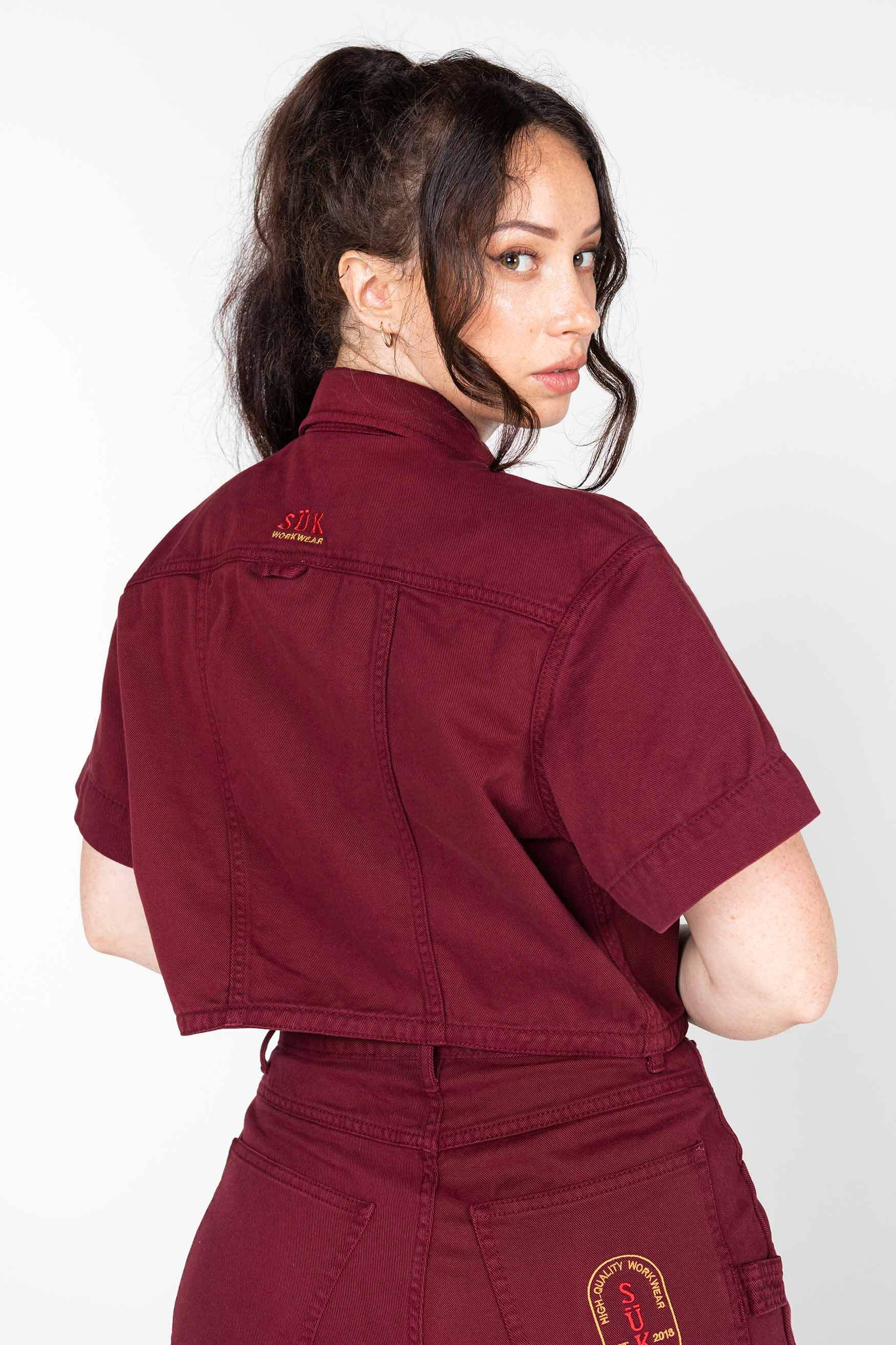 Isa Shirt - Burgundy - Image 25
