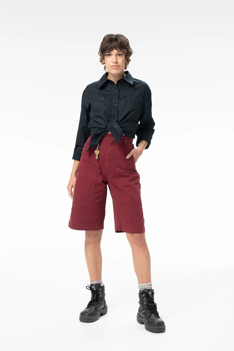 Long Shorts - Burgundy - Image 2
