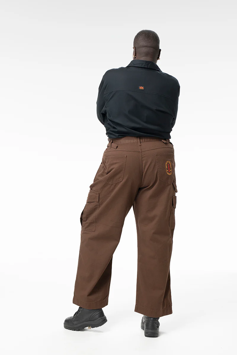 Mid Rise Cargo Pants - Umber - Image 3