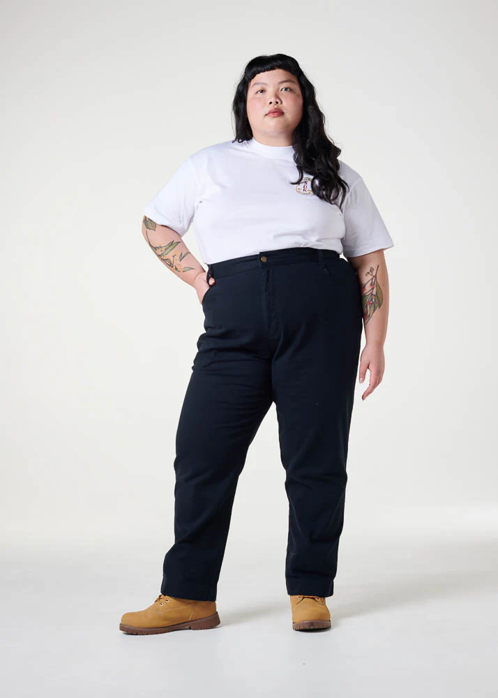 Plain Pants - Black - Image 3