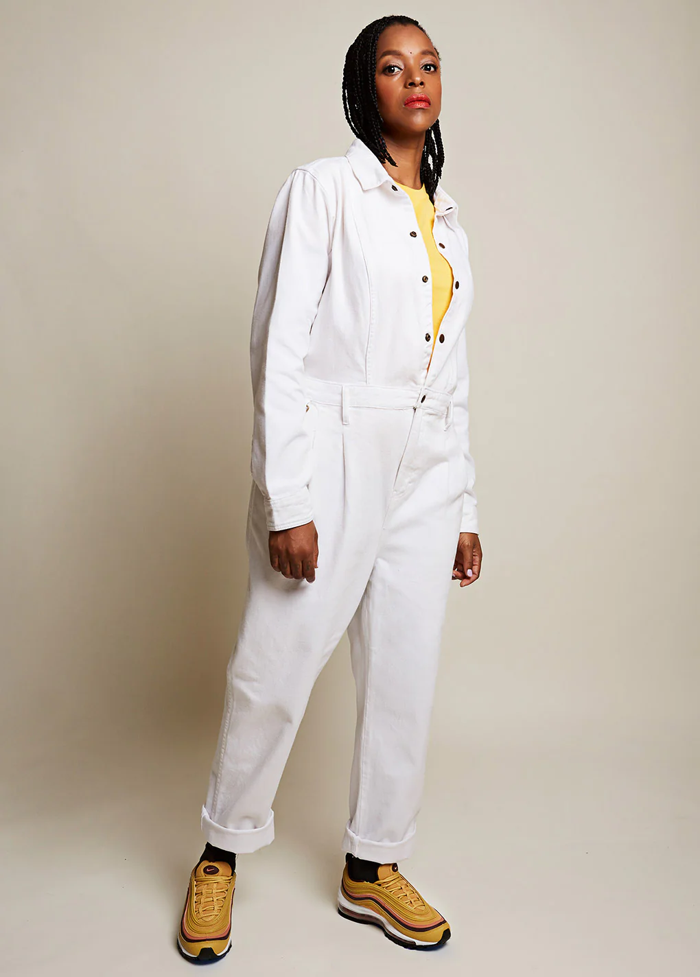 Ringer Suit - Long - White - Image 19