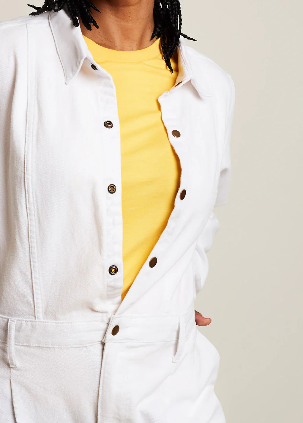 Ringer Suit - Long - White - Image 28