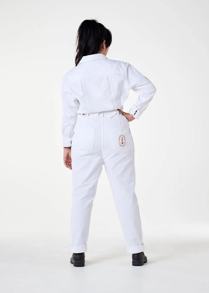Ringer Suit - Long - White - Image 4