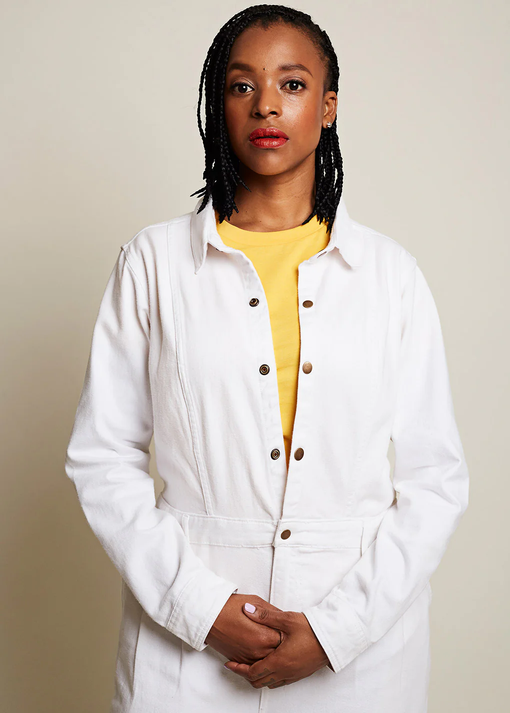 Ringer Suit - Long - White - Image 9