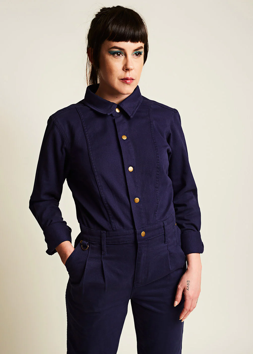 Ringer Suit - Short - Blue - Image 12