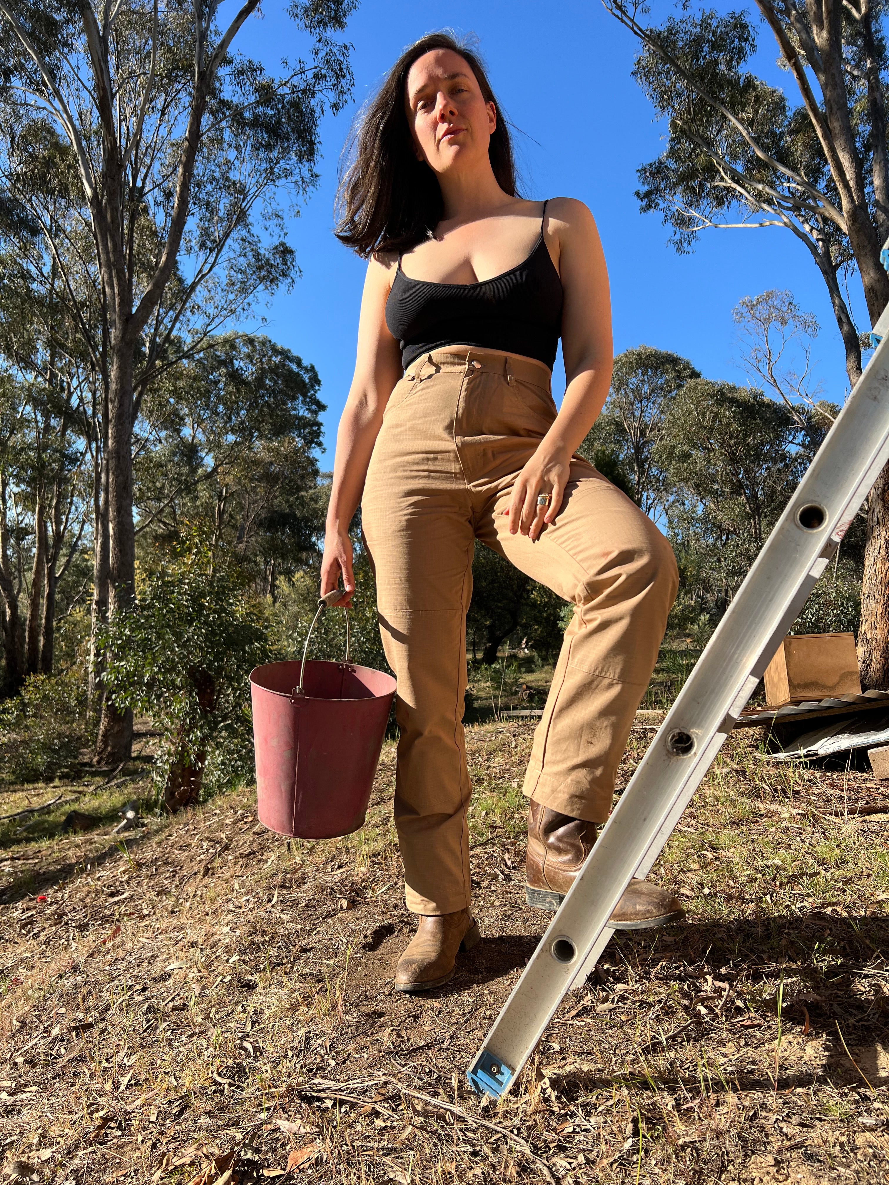 Ripstop 2.0 2 Way Work Pants Taupe - Image 3