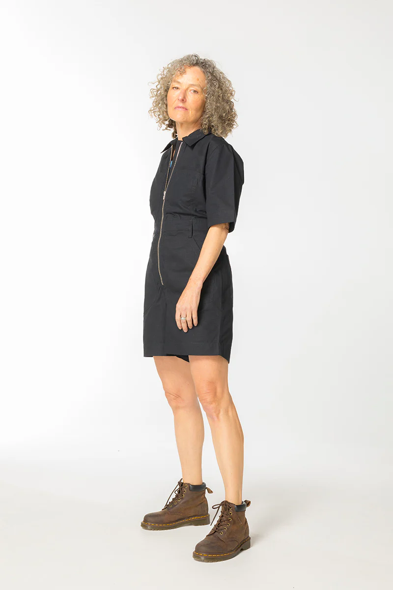Ripstop 2.0 Cropped Lagoon Suit - Long - Black - Image 3