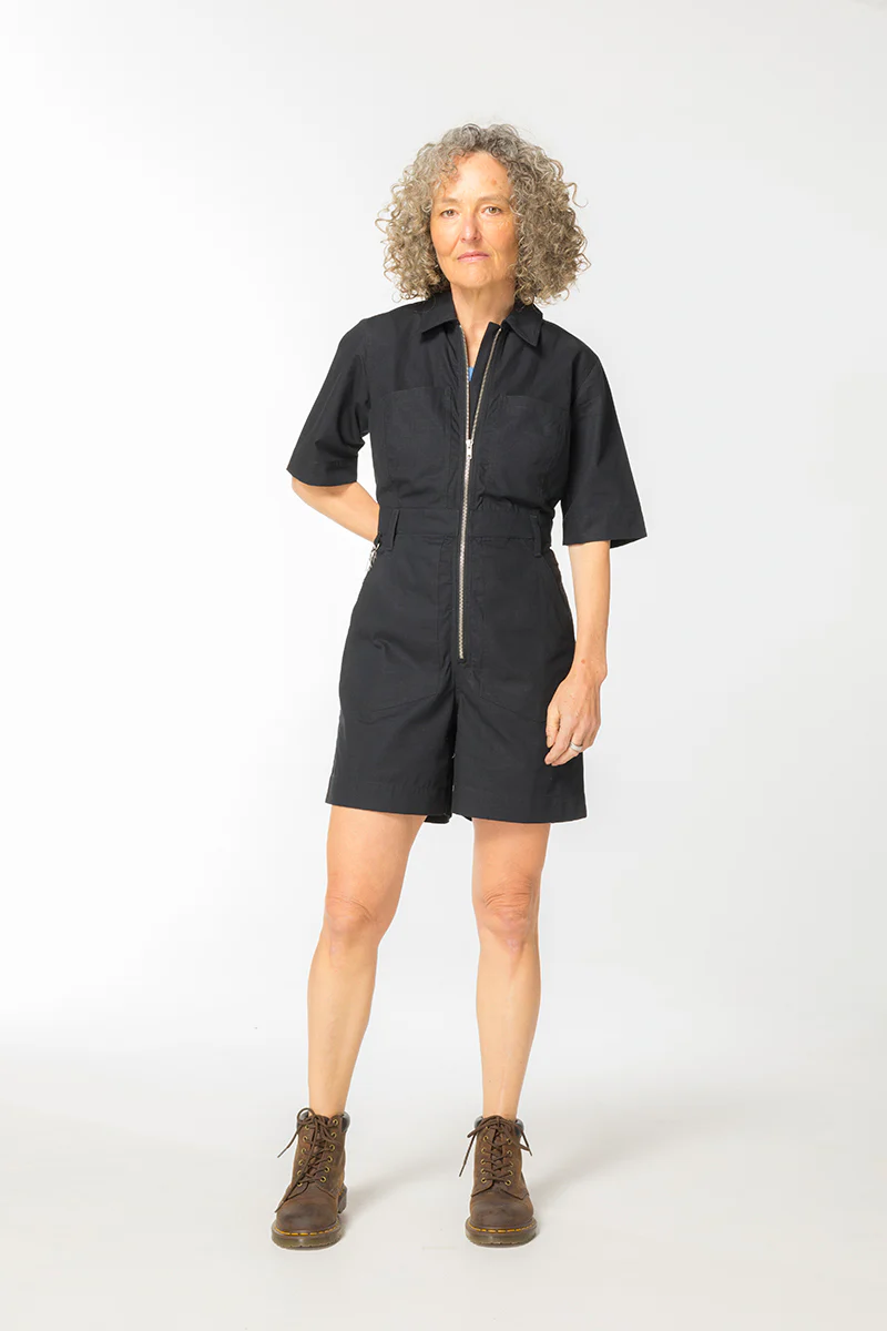 Ripstop 2.0 Cropped Lagoon Suit - Long - Black - Image 4