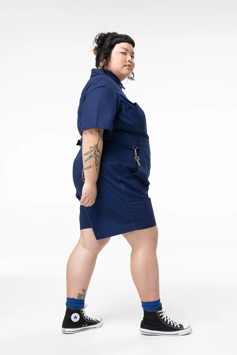 Ripstop 2.0 Cropped Lagoon Suit - Long - Navy - Image 5