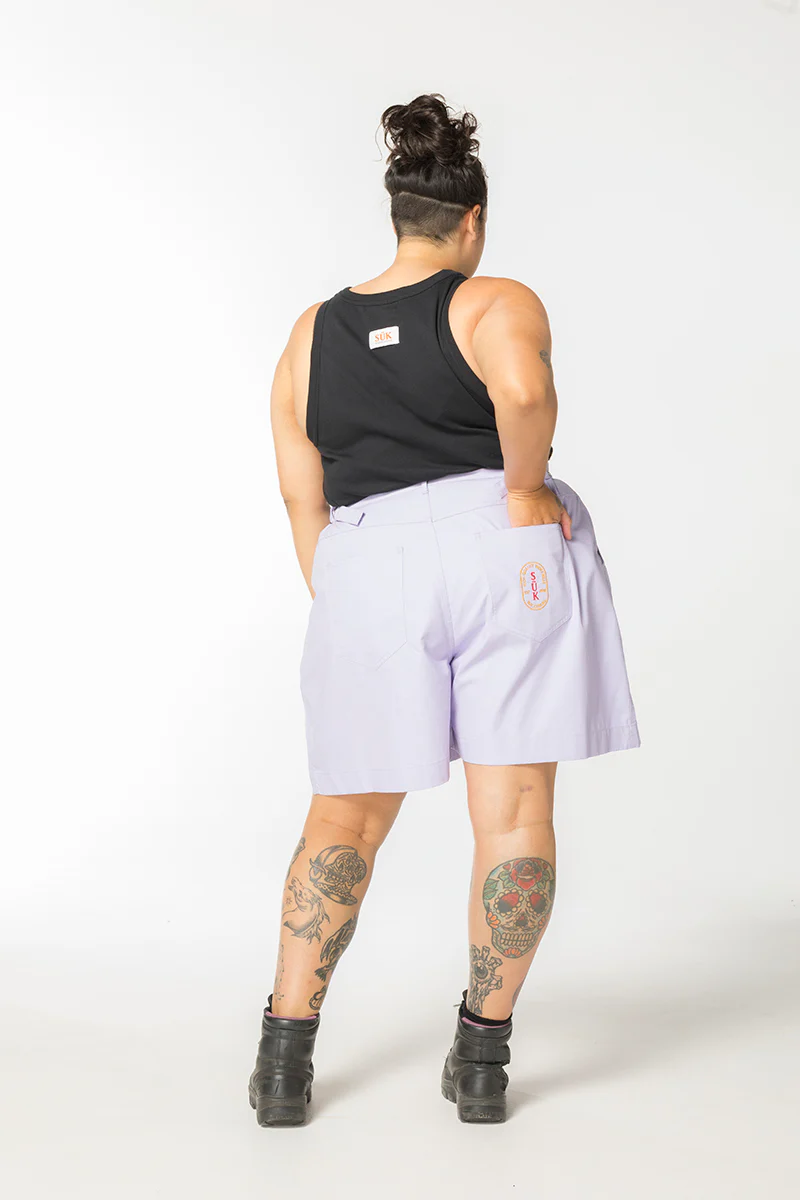 Ripstop Gunnee Shorts - Pastel Lavender - Image 3