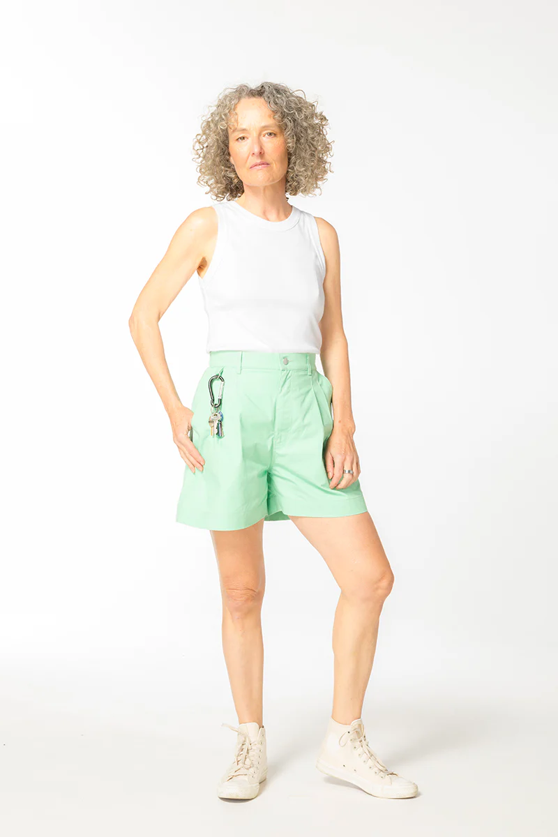 Ripstop Gunnee Shorts - Pastel Ming Green