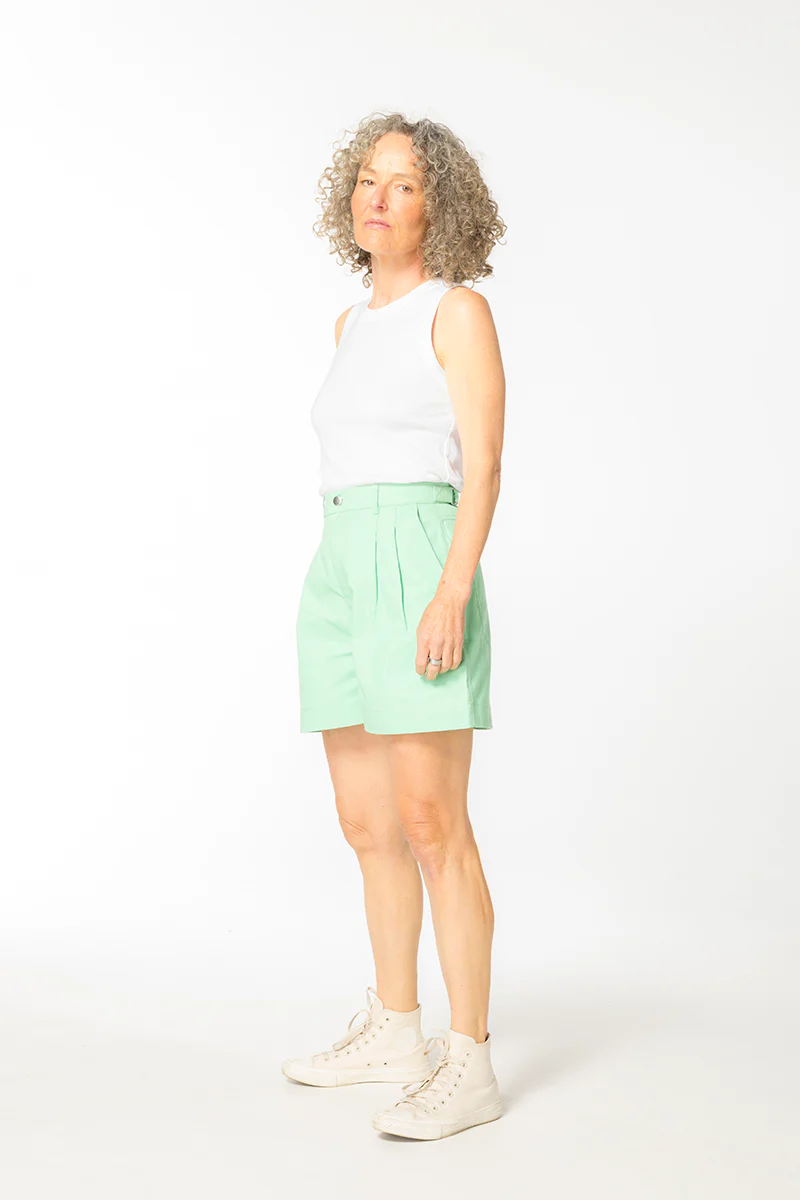 Ripstop Gunnee Shorts - Pastel Ming Green - Image 2
