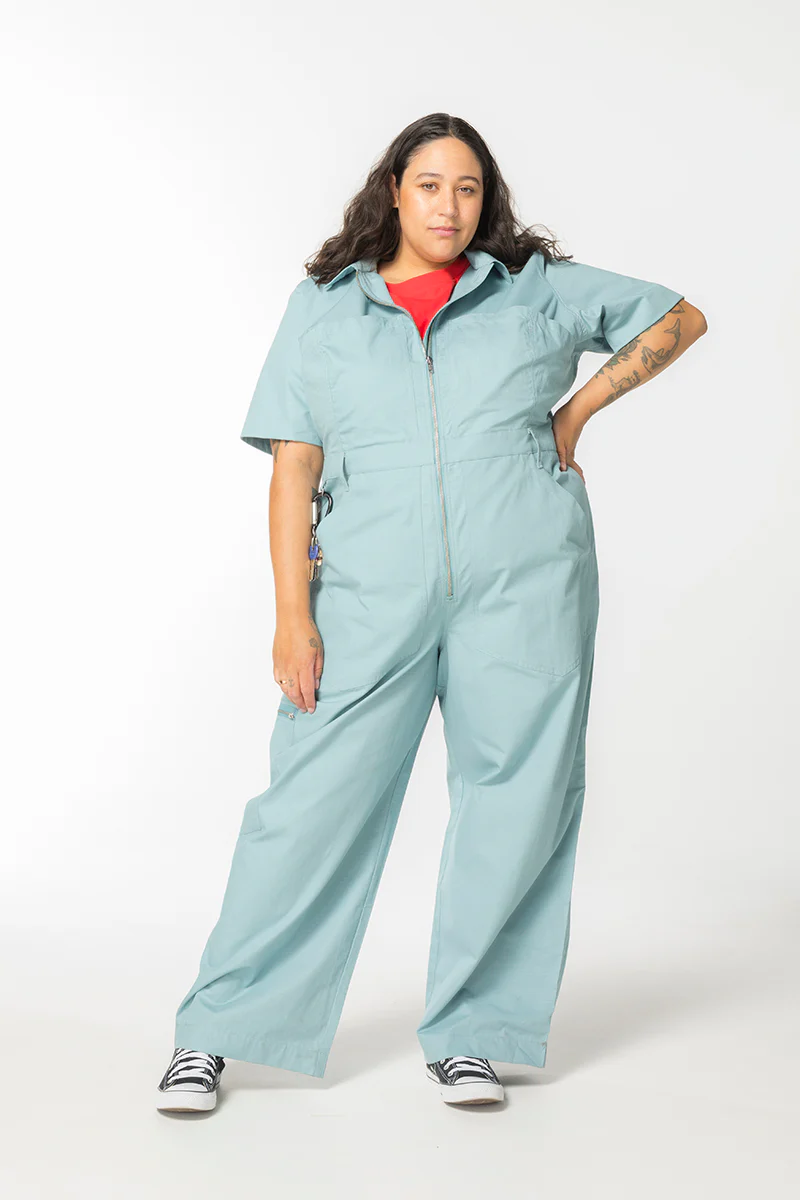 Ripstop Lagoon Suit - Short Body - Cement - Image 2