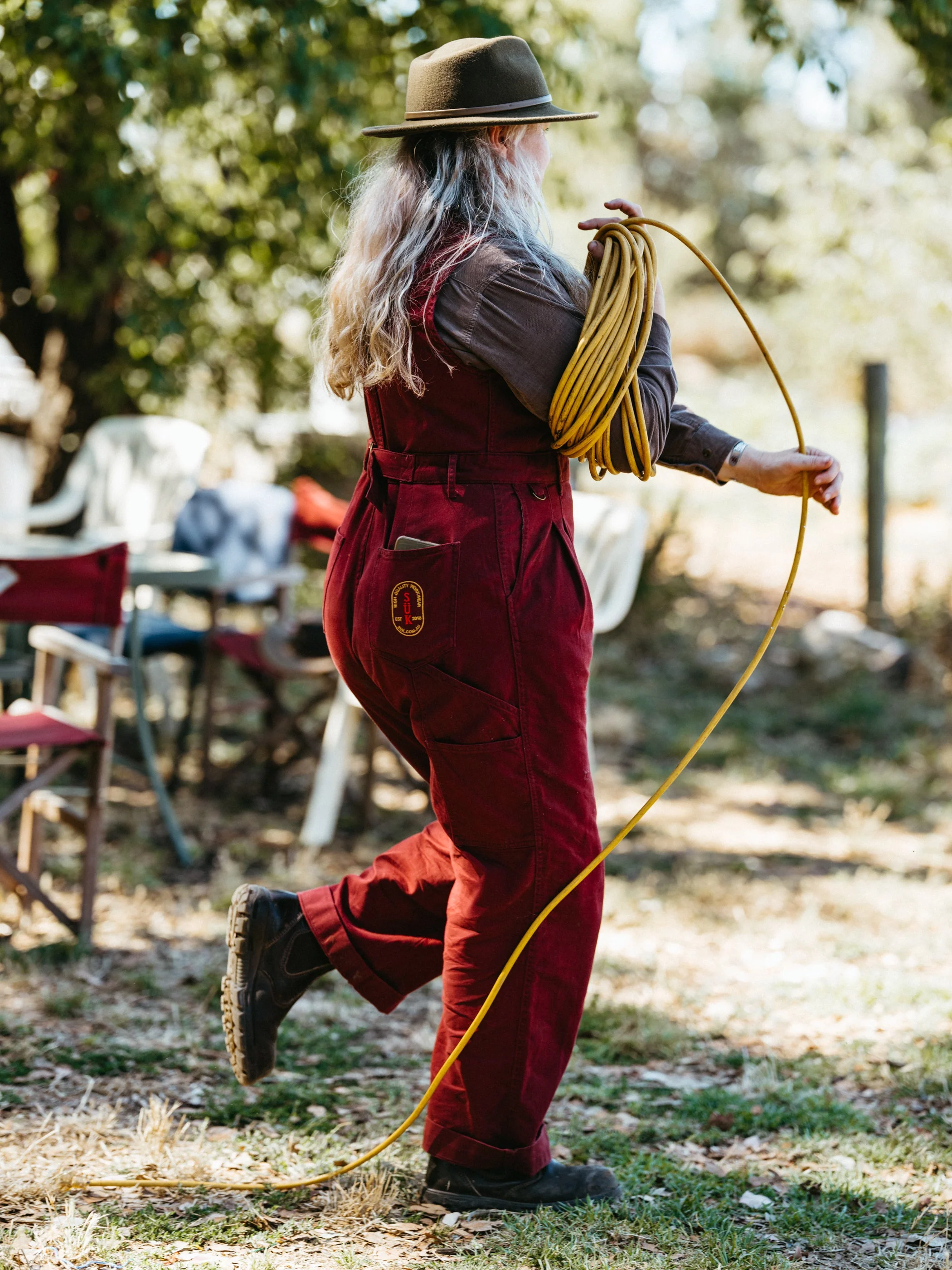 Yard Suit - Long Body - Burgundy