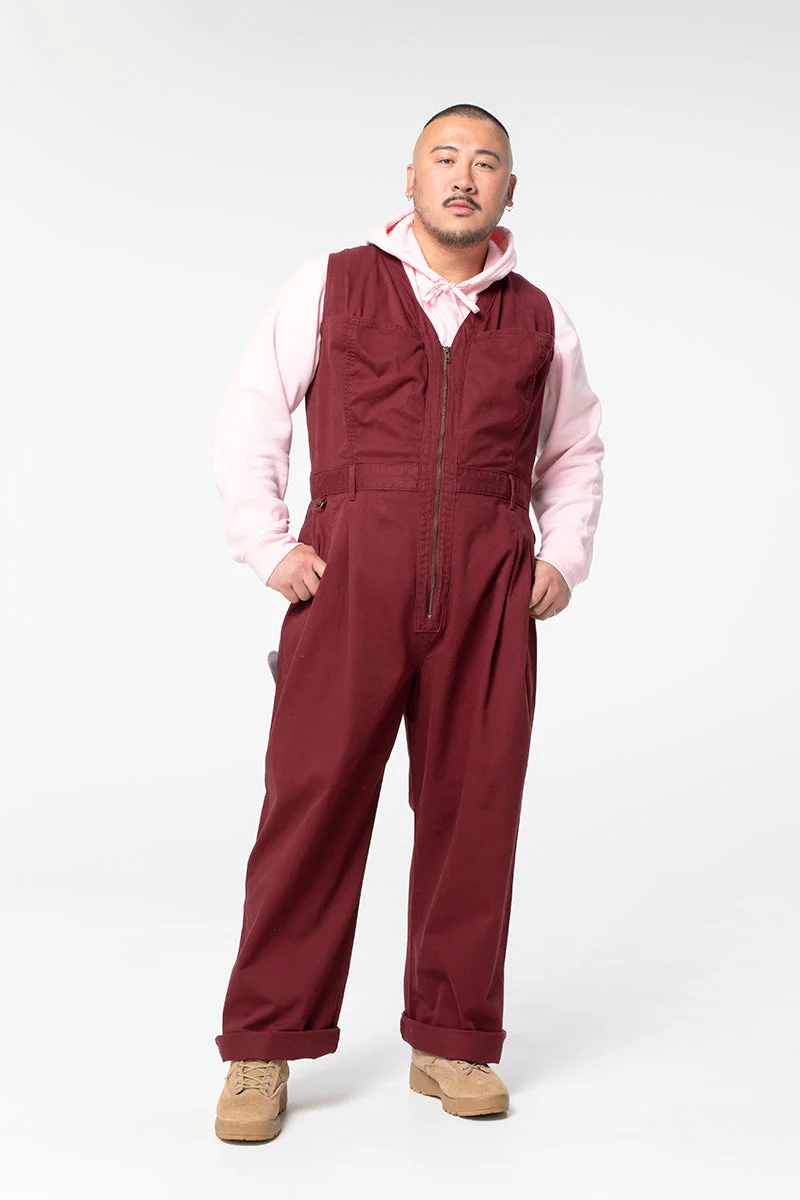 Yard Suit - Long Body - Burgundy - Image 3