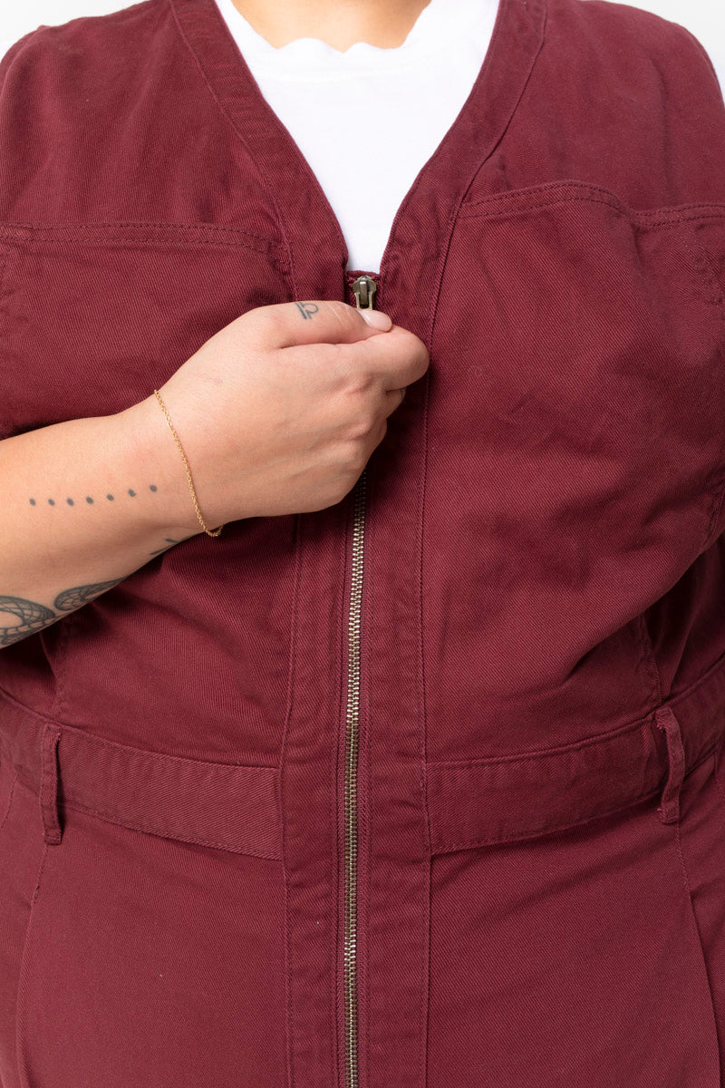 Yard Suit - Short Body - Burgundy - Image 7